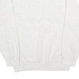 Mens White Heckle & Jeckle Sweatshirt Indian Beach Crew Neck L Cotton Blend