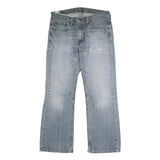 LEVI'S Mens Jeans Blue Regular Straight Denim Light W36 L29 Cotton Blend Button