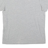 ADIDAS Womens Grey Crew Neck Short Sleeve T-Shirt L Cotton Blend Logo Print