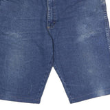 WRANGLER Mens Denim Blue Casual Shorts L W38 Classic Cotton Summer Wear