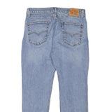 LEVI'S 511 Mens Jeans Blue Slim Skinny Denim Medium W32 L28 Light Wash Zip