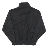 NORTHWEST Mens Black Jacket L Polyester Blend Zip Full Sleeve Casual Plain