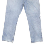 KINGFIELD Mens Regular Fit Light Blue Denim Jeans W38 L29 Zip Closure Classic