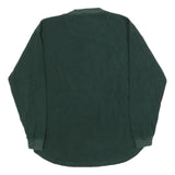 NAUTICA Mens Green Plain Polyester Crew Neck Basic Knit Jumper M Casual