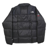 THE NORTH FACE Mens Black Outdoor Jacket S Polyester Woven Plain Regular Fit Zip