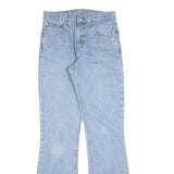 LEVI'S 525 04 Womens Jeans Blue Regular Flared Denim Light W26 L34 Classic Fit