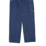 DICKIES Mens Jeans Blue Regular Straight Denim Medium W34 L34 Workwear Pants