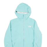 THE NORTH FACE Womens Blue Softshell Jacket XS Polyester Blend Zip Hooded