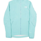 THE NORTH FACE Womens Blue Softshell Jacket XS Polyester Blend Zip Hooded