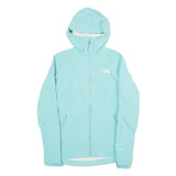 THE NORTH FACE Womens Blue Softshell Jacket XS Polyester Blend Zip Hooded