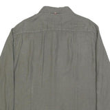 BOSS HUGO BOSS Mens Grey Casual Shirt M Lightweight Comfort Long Sleeve Relaxed