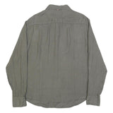 BOSS HUGO BOSS Mens Grey Casual Shirt M Lightweight Comfort Long Sleeve Relaxed