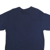 Mens Navy Blue Statue Of Liberty Graphic T-Shirt L Short Sleeve Crew Neck