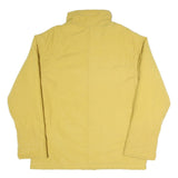 CITYLIFE Womens Yellow Quilted Button Jacket XL Polyester Blend Classic
