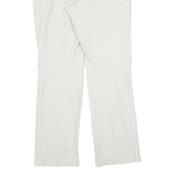 ODLO Womens Polyester White Regular Fit Straight Trousers W30 L32 Zip Closure