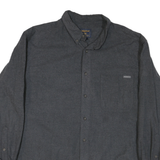 WOOLRICH Mens Black Cotton Shirt 2XL Button-Down Casual Workwear