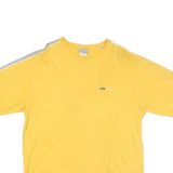 REEBOK Mens Yellow & Grey Classic T-Shirt L Short Sleeve Crew Neck Sports Casual