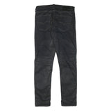 LEVI'S Mens Jeans Black Regular Skinny Denim Dark W32 L31 Zip Cotton Blend