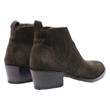 SCHMOOVE Cowboy Boots Brown Leather Womens UK 3