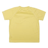CARHARTT Mens Yellow Polyester Blend T-Shirt L Short Sleeve Crew Neck Pocket