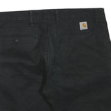 CARHARTT Mens Black Casual Shorts XL W38 Cotton Blend Comfortable Fit