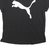 PUMA Womens Black Graphic T-Shirt M Short Sleeve Crew Neck Sportswear