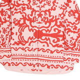 ZARA Womens Red & Pink Printed Shirt Long Sleeve Collared L Casual Stylish