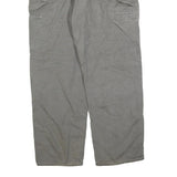 CARHARTT Mens Cotton Blend Grey Regular Straight Trousers W38 L32 Workwear