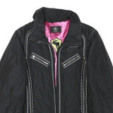 BOGNER Womens Black Zip Jacket S Polyester Blend Quilted Casual Outdoor