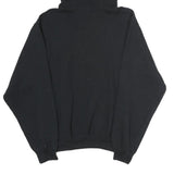 RUSSELL ATHLETIC Mens Black Thurston Golf Pullover Hoodie S Cotton Blend