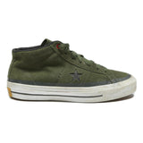 CONVERSE One Star Womens Green Lace-Up Trainers Synthetic UK 5.5 Casual Retro