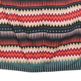 H&M Womens Multicolour Cotton Mini Skirt Tribal Pattern S Stylish Zip Front