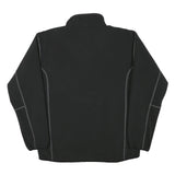 HELLY HANSEN Mens Black Outdoor Jacket L Polyester Blend Zip Plain Casual Warm