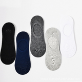 Anyfootwear 5 Pairs Size 10-14 Mixed Color Men Women Fashion Socks Cotton Long Crew Socks High Quality Office Business Sports Skateboard Knitted Casual