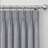 Anydrape Grey Luxury Retro Curtains – Modern Textured Drapes for Living Room, Bedroom & Dining Decor