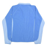 BERGHAUS Womens Blue & Light Blue Plain Pullover Jumper Crew Neck Polyester UK