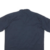 DICKIES Mens Navy Blue L Vehicle Management Cotton Blend Work Shirt
