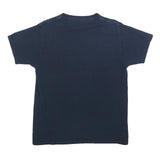 VANS Mens Black Classic Logo T-Shirt M Short Sleeve Crew Neck Cotton Blend