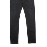 LEVI'S 519 Mens Jeans Black Regular Skinny Denim Medium W32 L32 Zip Cotton Blend