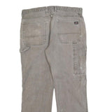 DICKIES Mens Jeans Beige Relaxed Loose Denim W36 L32 Workwear Carpenter Utility