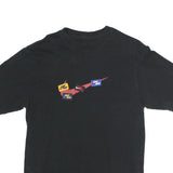 AIR JORDAN Mens Black Jumpman Graphic T-Shirt S Short Sleeve Crew Neck