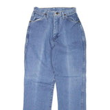 WRANGLER Womens Regular Fit Blue Denim Jeans W25 L30 Classic Zip Closure