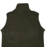 BARBOUR Mens Green Gilet L Polyester Blend Plain Zip Casual Comfortable