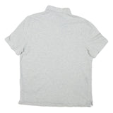 NAUTICA Mens Grey Polo Shirt XL Cotton Blend Short Sleeve Plain Casual