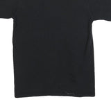 CHAMPION Mens Black Crew Neck Graphic T-Shirt L Cotton Blend Short Sleeve