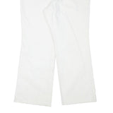 TOMMY HILFIGER Womens Relaxed White Cotton Blend Jeans W38 L31 Zip Pocket