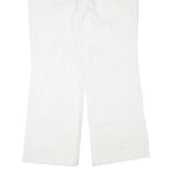TOMMY HILFIGER Womens Relaxed White Cotton Blend Jeans W38 L31 Zip Pocket