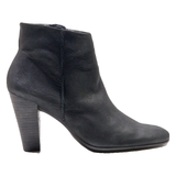 ECCO Ankle Boots Black Leather Womens UK 7