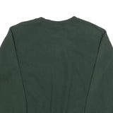 ACDC Womens Green Cotton Blend Crew Neck Sweatshirt M Animal Print Graphic