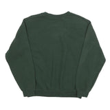 ACDC Womens Green Cotton Blend Crew Neck Sweatshirt M Animal Print Graphic
